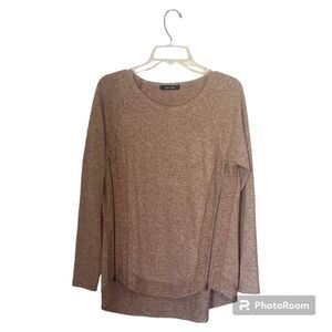 Doe & Rae long sleeve top with zipper detail